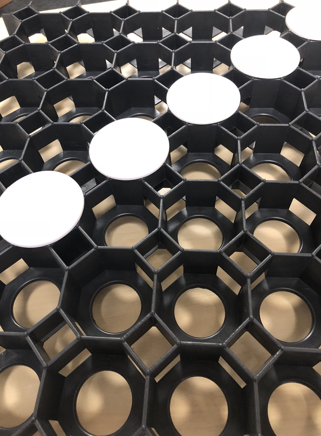 Bodpave 40 White Parking Markers Bodpave Flexible Lining Products